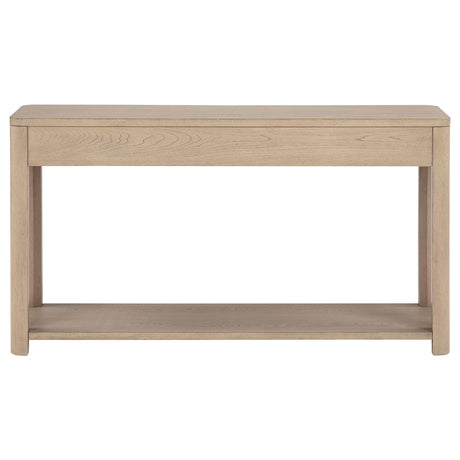  Coaster Furniture Marcelo 736059 Sofa Console Table with 2 Drawers and Shelf - Light Elm IMAGE 8