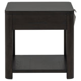  Coaster Furniture Marcelo 736067 Wood End Table with Drawer and Shelf - Coffee IMAGE 13