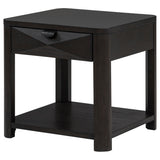  Coaster Furniture Marcelo 736067 Wood End Table with Drawer and Shelf - Coffee IMAGE 15