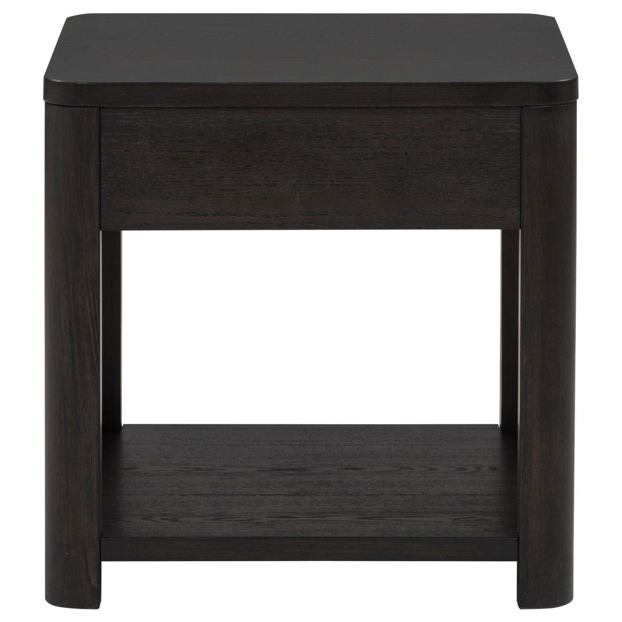  Coaster Furniture Marcelo 736067 Wood End Table with Drawer and Shelf - Coffee IMAGE 8