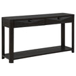  Coaster Furniture Marcelo 736069 Sofa Console Table with 2 Drawers and Shelf - Coffee IMAGE 1