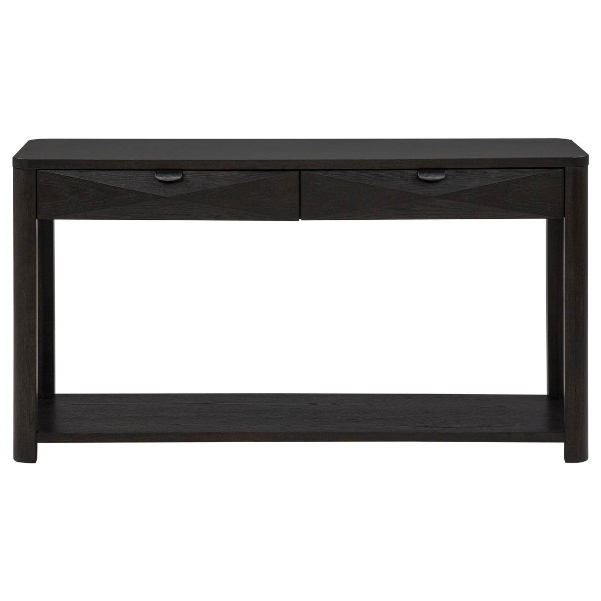  Coaster Furniture Marcelo 736069 Sofa Console Table with 2 Drawers and Shelf - Coffee IMAGE 9