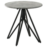  Coaster Furniture Hadi 736178-S2 2-piece Round SmartTop Coffee and End Table Set - Cement IMAGE 10