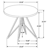  Coaster Furniture Hadi 736178-S2 2-piece Round SmartTop Coffee and End Table Set - Cement IMAGE 9