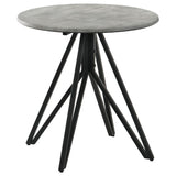  Coaster Furniture Hadi 736178-S3 3-piece Round SmartTop Coffee and End Table Set - Cement IMAGE 6