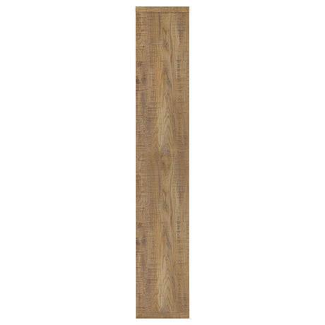  Coaster Furniture Theo 800515 71-inch 6-shelf Bookshelf - Mango IMAGE 4
