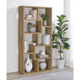  Coaster Furniture Theo 800515 71-inch 6-shelf Bookshelf - Mango IMAGE 7