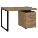  Coaster Furniture Brennan 800787 47-inch 3-drawer Office Computer Desk - Mango IMAGE 1