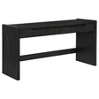  Coaster Furniture Leandro 800790 2-drawer Home Office Writing Desk - Burnished Black IMAGE 1