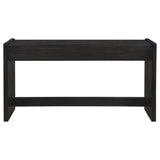  Coaster Furniture Leandro 800790 2-drawer Home Office Writing Desk - Burnished Black IMAGE 11
