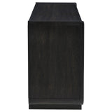  Coaster Furniture Leandro 800790 2-drawer Home Office Writing Desk - Burnished Black IMAGE 3