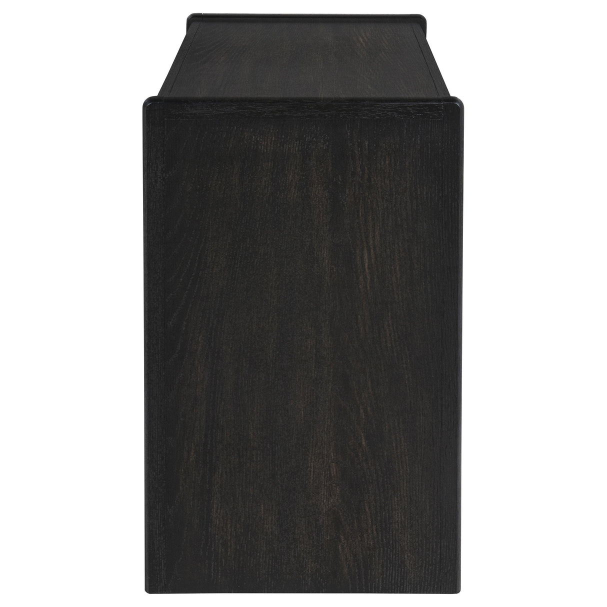  Coaster Furniture Leandro 800790 2-drawer Home Office Writing Desk - Burnished Black IMAGE 5