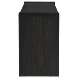  Coaster Furniture Leandro 800790 2-drawer Home Office Writing Desk - Burnished Black IMAGE 5