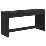  Coaster Furniture Leandro 800790 2-drawer Home Office Writing Desk - Burnished Black IMAGE 8