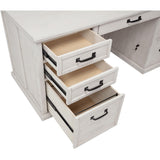  Coaster Furniture Altidore 800796 68-inch 7-drawer Executive Home Office Desk - Distressed White IMAGE 10