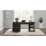  Coaster Furniture Harkes 800798 75-inch 3-drawer Computer Desk with Adjustable Shelf - Coffee Bean IMAGE 2