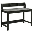  Coaster Furniture Besler 801076 47-inch SmartTop Writing Desk with Shelf - Grey Stone/Black IMAGE 1