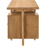  Coaster Furniture Roldan 801115 69-inch 4-drawer Computer Desk with File Drawer - Light Ash IMAGE 7