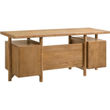  Coaster Furniture Roldan 801115 69-inch 4-drawer Computer Desk with File Drawer - Light Ash IMAGE 8