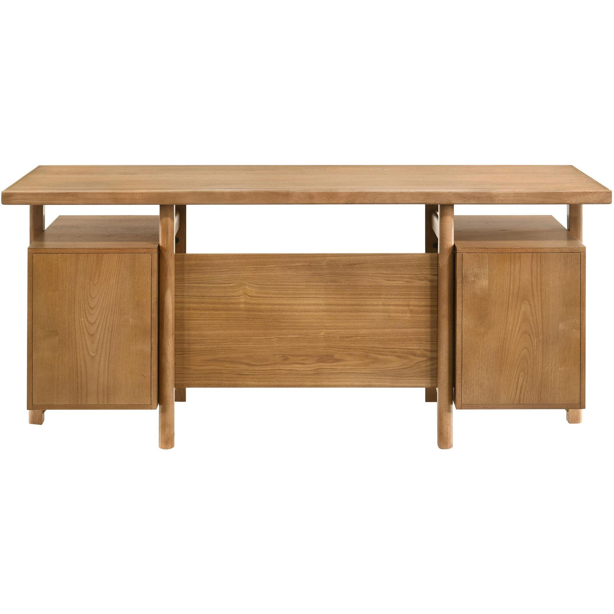  Coaster Furniture Roldan 801115 69-inch 4-drawer Computer Desk with File Drawer - Light Ash IMAGE 9