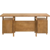  Coaster Furniture Roldan 801115 69-inch 4-drawer Computer Desk with File Drawer - Light Ash IMAGE 9