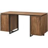  Coaster Furniture Berhalter 801596 6-Drawer Double Pedestal File Computer Desk IMAGE 10