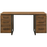  Coaster Furniture Berhalter 801596 6-Drawer Double Pedestal File Computer Desk IMAGE 5
