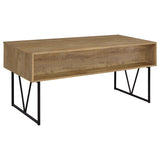  Coaster Furniture Analiese 801851 63-inch 4-drawer Writing Desk - Mango IMAGE 5