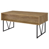 Coaster Furniture Analiese 801851 63-inch 4-drawer Writing Desk - Mango IMAGE 7