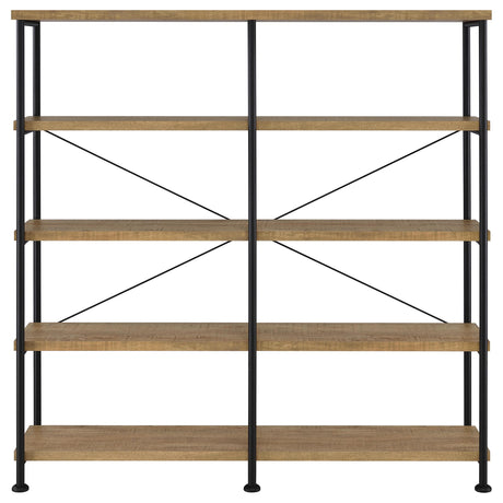  Coaster Furniture Analiese 801853 63-inch 4-shelf Double Bookshelf - Mango IMAGE 10