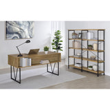  Coaster Furniture Analiese 801853 63-inch 4-shelf Double Bookshelf - Mango IMAGE 12