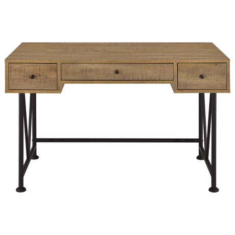  Coaster Furniture Analiese 802001 47-inch 3-drawer Writing Desk - Mango IMAGE 8