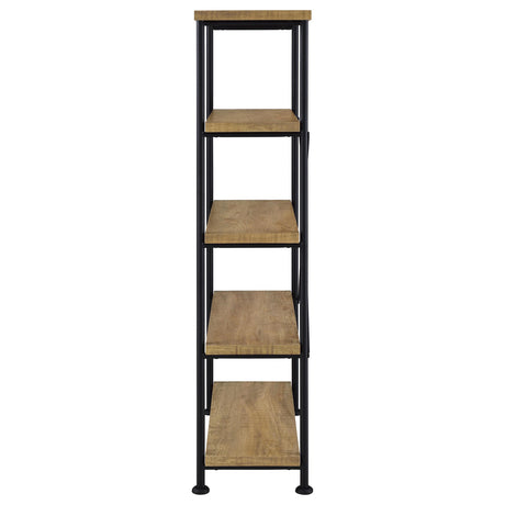  Coaster Furniture Analiese 802003 63-inch 4-shelf Bookshelf - Mango IMAGE 4