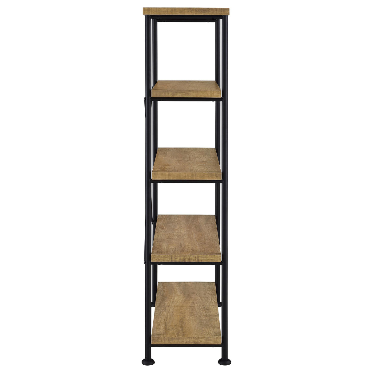  Coaster Furniture Analiese 802003 63-inch 4-shelf Bookshelf - Mango IMAGE 5
