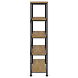  Coaster Furniture Analiese 802003 63-inch 4-shelf Bookshelf - Mango IMAGE 5