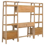  Coaster Furniture Fabian 802041-SET 4-piece Computer Desk and Bookshelf Set  - Distressed Light Brown IMAGE 11