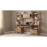  Coaster Furniture Fabian 802041-SET 4-piece Computer Desk and Bookshelf Set  - Distressed Light Brown IMAGE 7