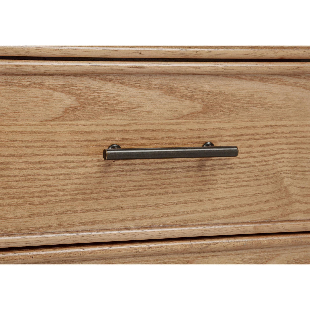  Coaster Furniture Vermes 802061 55-inch 3-drawer Writing Desk with Power Outlet - Light Ash IMAGE 10