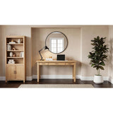  Coaster Furniture Vermes 802061 55-inch 3-drawer Writing Desk with Power Outlet - Light Ash IMAGE 15