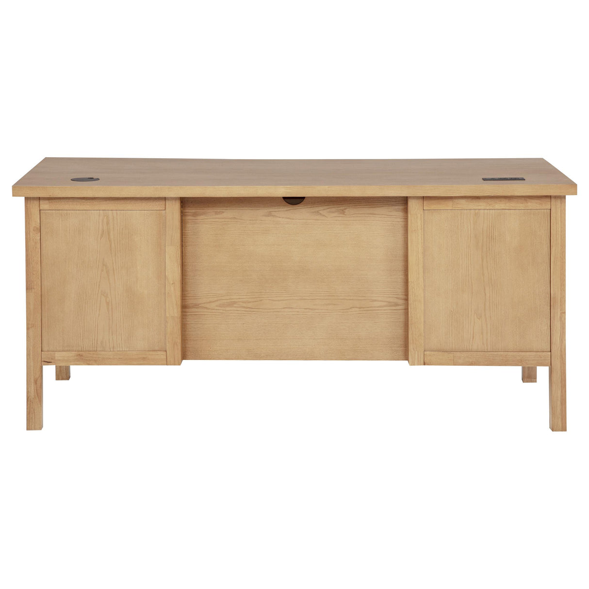  Coaster Furniture Vermes 802062 66-inch 7-drawer Computer Desk with Power Outlet - Light Ash IMAGE 10