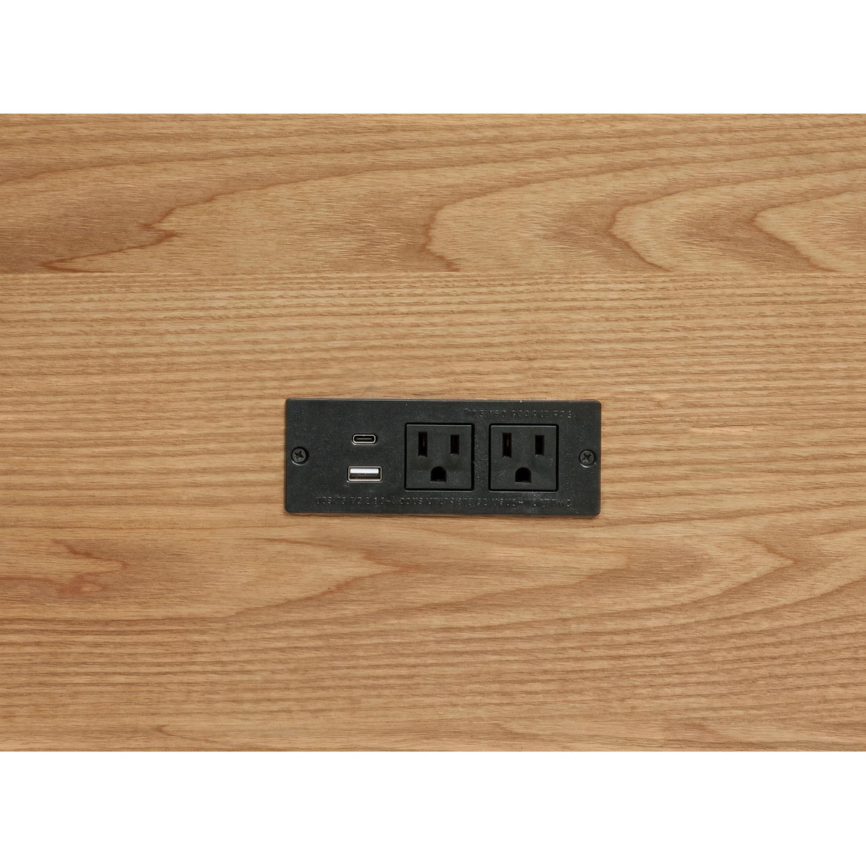  Coaster Furniture Vermes 802062 66-inch 7-drawer Computer Desk with Power Outlet - Light Ash IMAGE 14