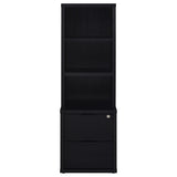  Coaster Furniture Westpark 802703-S3 3-piece Wall Unit Bookcase Set with USB - Black IMAGE 1