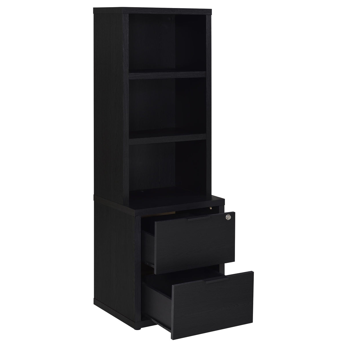  Coaster Furniture Westpark 802703-S3 3-piece Wall Unit Bookcase Set with USB - Black IMAGE 10