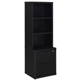  Coaster Furniture Westpark 802703-S3 3-piece Wall Unit Bookcase Set with USB - Black IMAGE 9