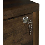  Coaster Furniture Westpark 802713 3-shelf Bookcase USB and Lockable Drawer - Dark Pine IMAGE 7