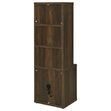  Coaster Furniture Westpark 802713-S3 3-piece Wall Unit Bookcase Set with USB - Dark Pine IMAGE 2