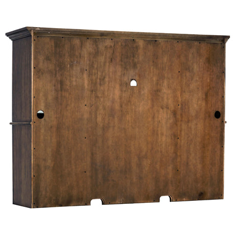  Coaster Furniture Hartshill 881283H 2-door Hutch with Shelves - Burnished Oak IMAGE 10