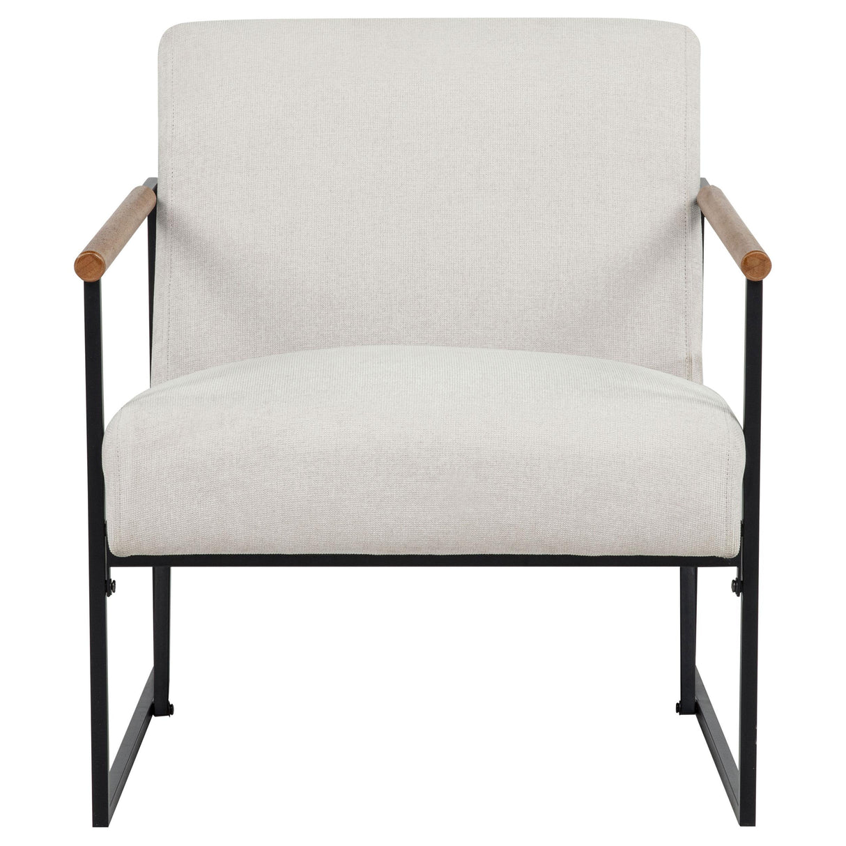  Coaster Furniture Monsen 900648 Fabric Upholstered Metal Frame Accent Chair - Ivory IMAGE 8