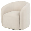 Coaster Furniture Gerley 902473 Chenille Upholstered Swivel Accent Chair - Beige IMAGE 1