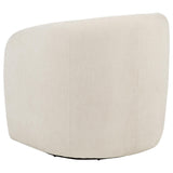  Coaster Furniture Gerley 902473 Chenille Upholstered Swivel Accent Chair - Beige IMAGE 7